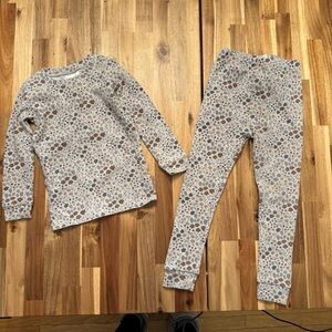 Mebie Baby‎ Cottagecore Floral Pajama Set Long Sleeve Pants 4T